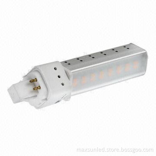 LED pl light bulb, G24, 10W, rotatable 350 degrees, replace 26W CFL, CE- and RoHS-approved